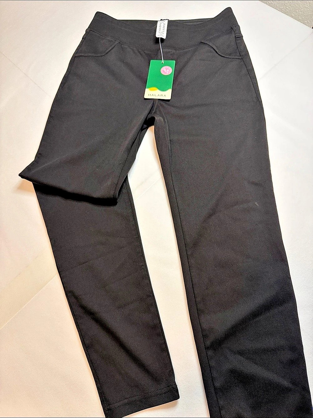 Halara Flex™ Denim High Waisted Casual Skinny Jeans with Pockets Black Straight